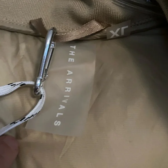The Arrivals Beige Puffer Jacket - Picture 6 of 13